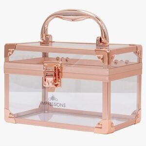 NEW Impressions Vanity Makeup Train Travel Case